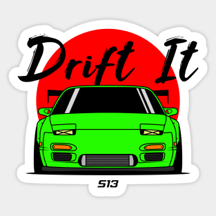 Green S13 Front Sticker